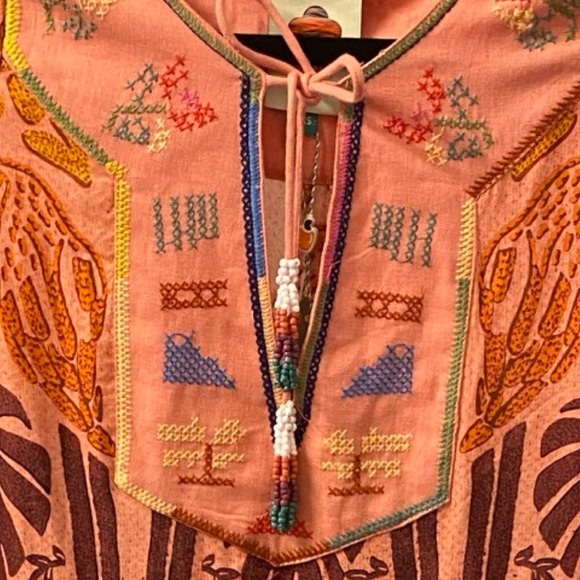 Farm Rio Ainika Print Macaws Maxi Dress - Picture 7 of 7